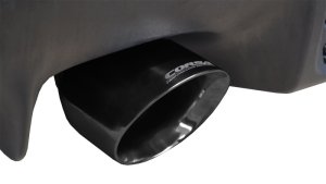 Mitsubishi Lancer Performance Exhaust - Dual Rear - CORSA Performance - Cat Back Sport - Black - `08-`15